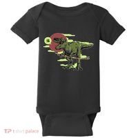 Ninja T-Rex Baby Bodysuit thumb 0
