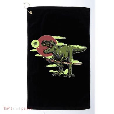 Ninja T-Rex Golf Towel
