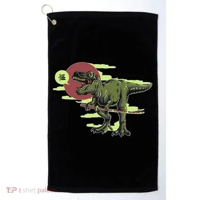 Ninja T-Rex Golf Towel