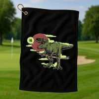 Ninja T-Rex Golf Towel thumb 1