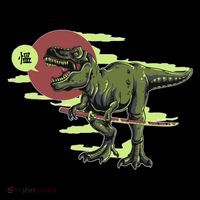 Ninja T-Rex Kids T-Shirt thumb 4