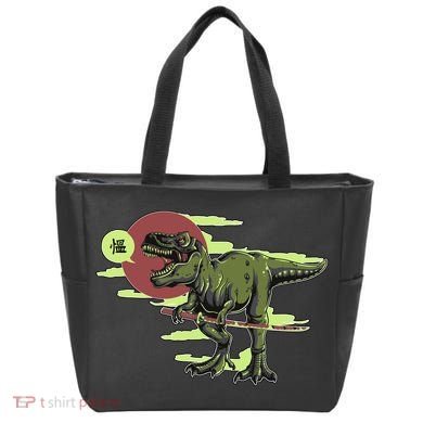 Ninja T-Rex Tote Bag