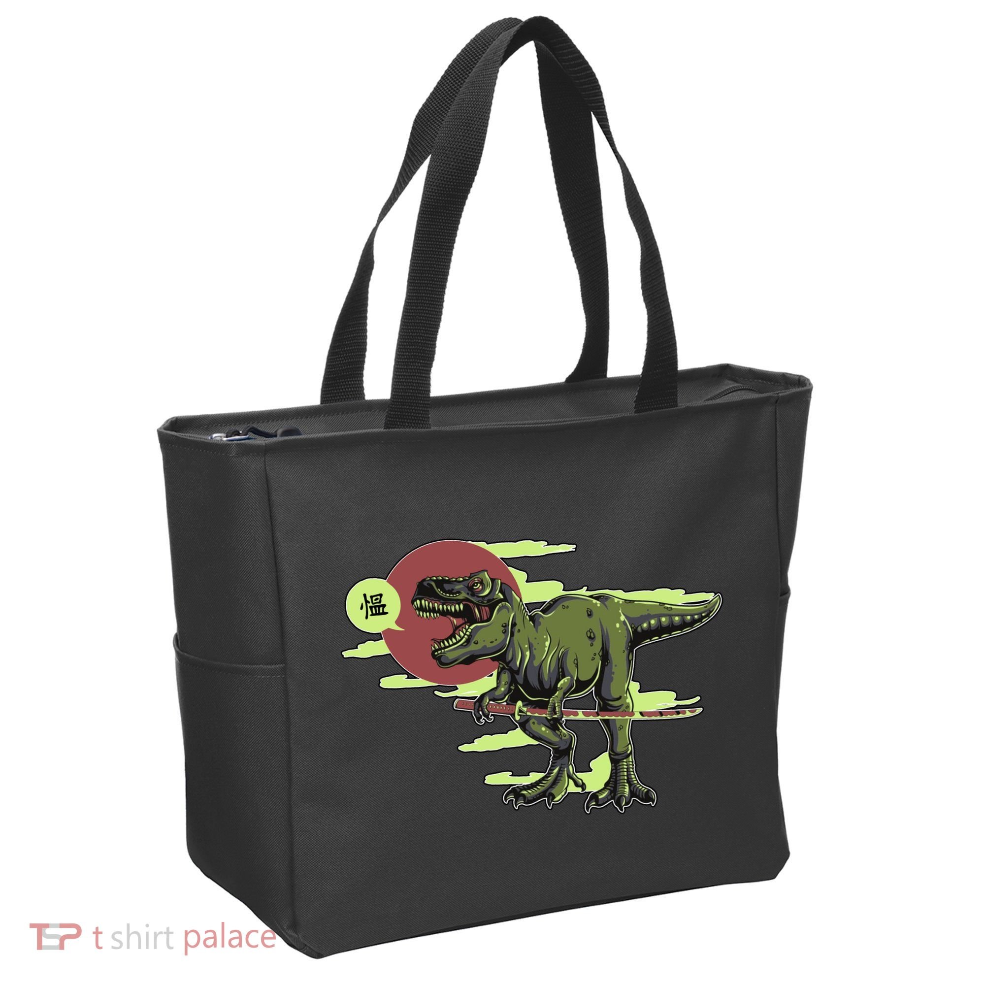 Ninja T-Rex Tote Bag
