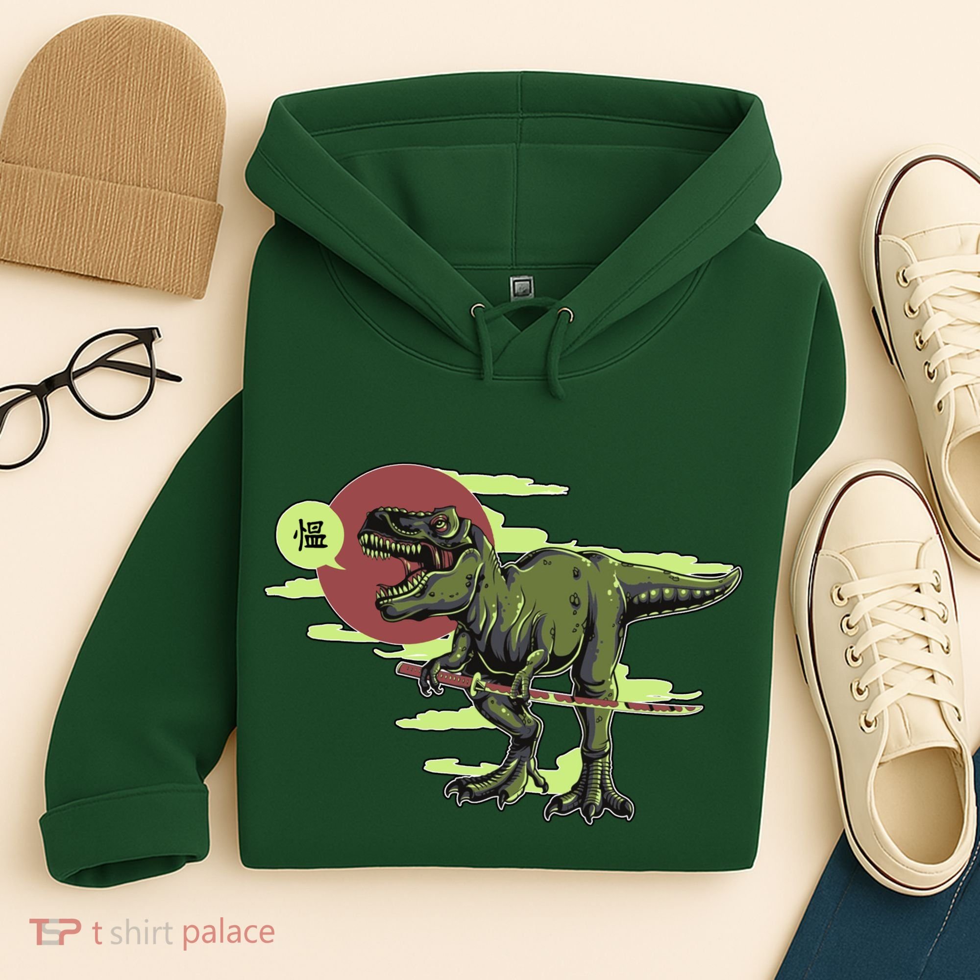 Ninja T-Rex Hoodie