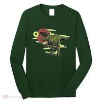 Ninja T-Rex Long Sleeve Shirt thumb 0