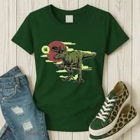 Ninja T-Rex Women's T-Shirt thumb 3