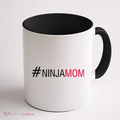 #NinjaMom Coffee Mug back