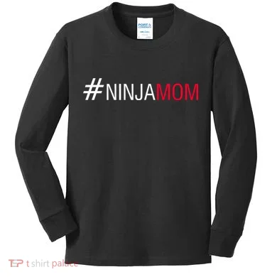 #NinjaMom Kids Long Sleeve Shirt
