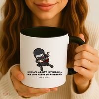 Ninjas Aren't Invisible Leave No Witnesses Coffee Mug thumb 3