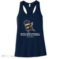 Ninjas Aren't Invisible Leave No Witnesses Women's Tank Top thumb 0