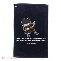 Ninjas Aren't Invisible Leave No Witnesses Golf Towel thumb 0
