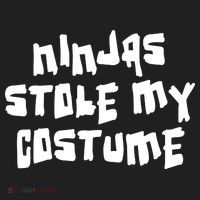 Ninjas Stole My Costume Halloween Women's Sweatshirt thumb 2