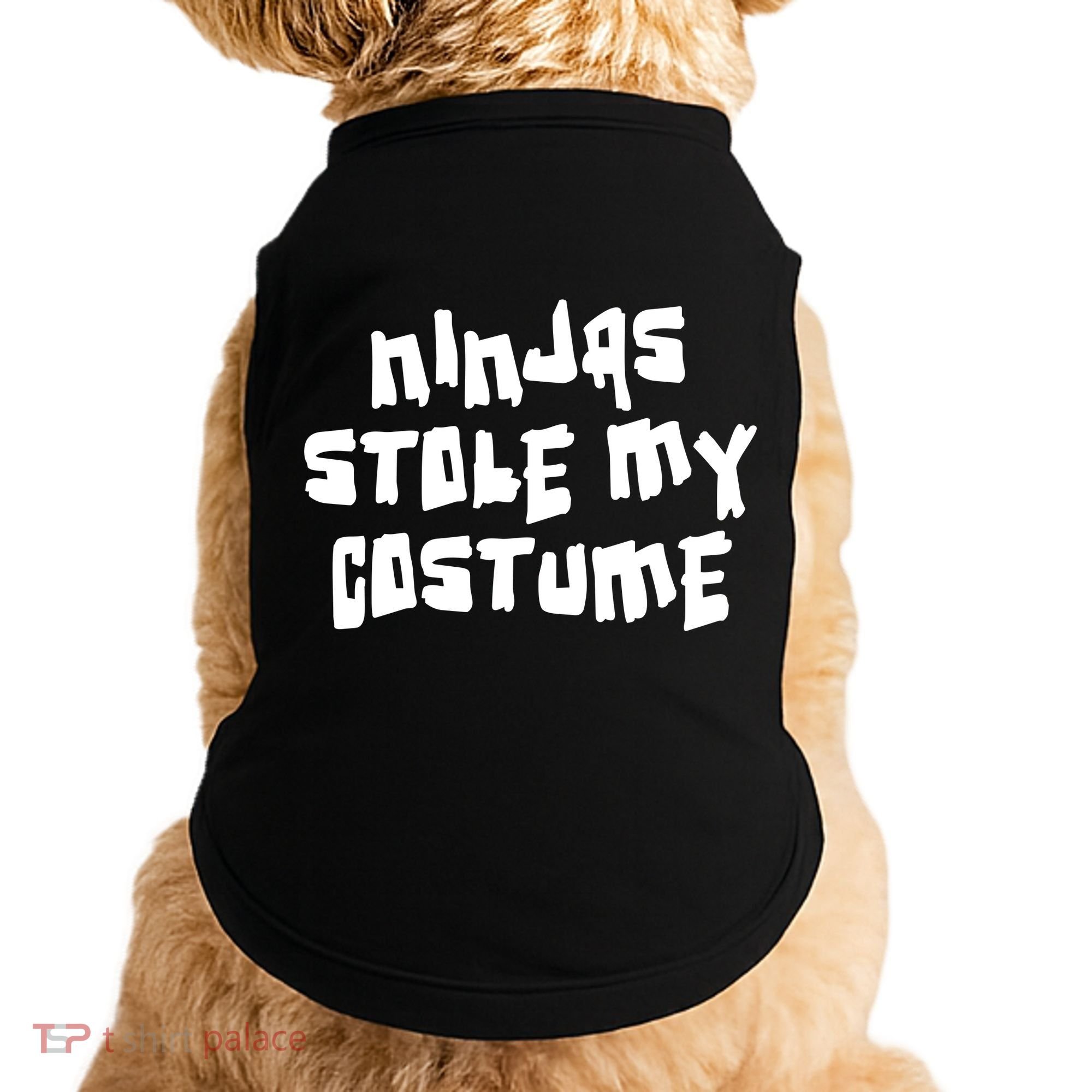 Ninjas Stole My Costume Halloween Doggie Tank