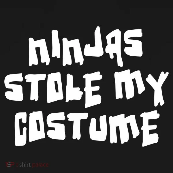 Ninjas Stole My Costume Halloween Doggie Tank