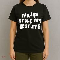 Ninjas Stole My Costume Halloween T-Shirt thumb 4