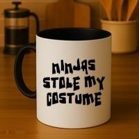 Ninjas Stole My Costume Halloween Coffee Mug thumb 4