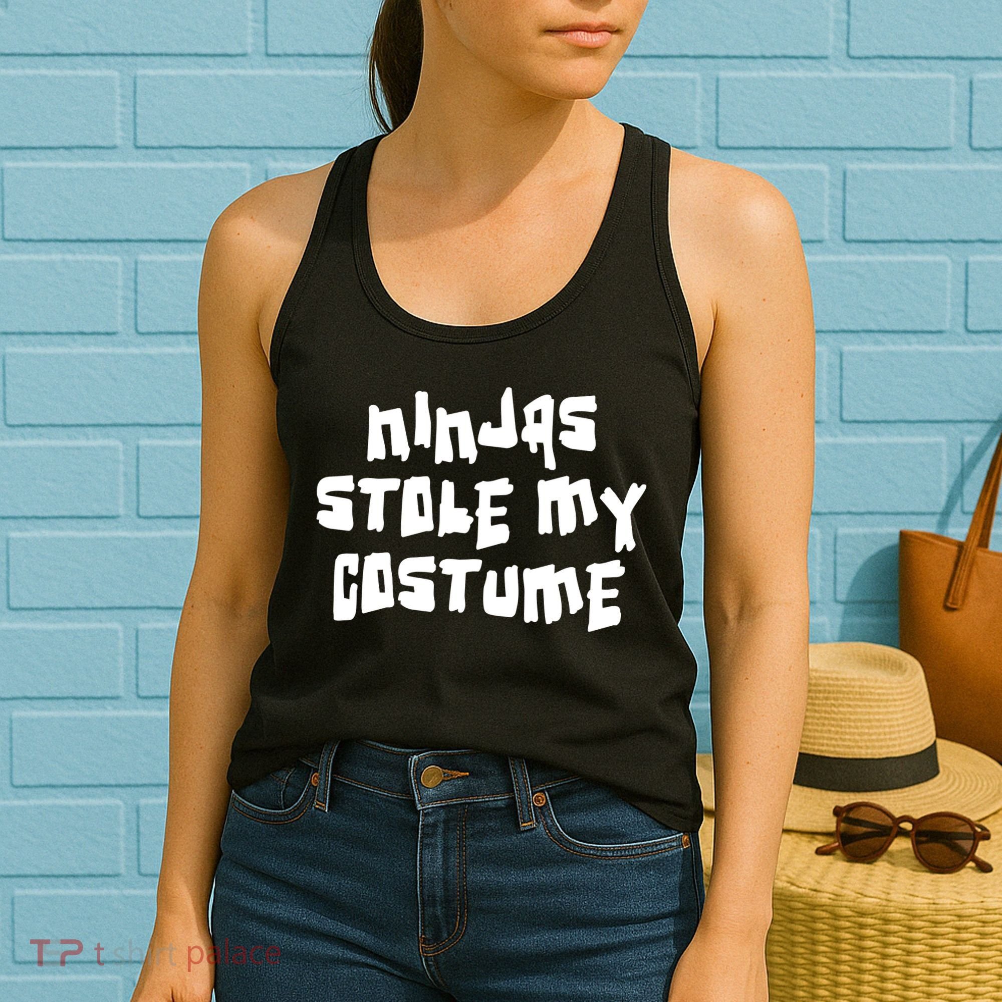 Ninjas Stole My Costume Halloween Women's Tank Top