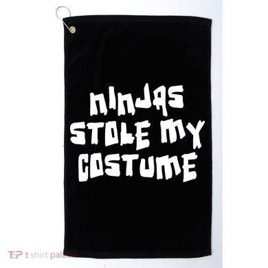 Ninjas Stole My Costume Halloween Golf Towel