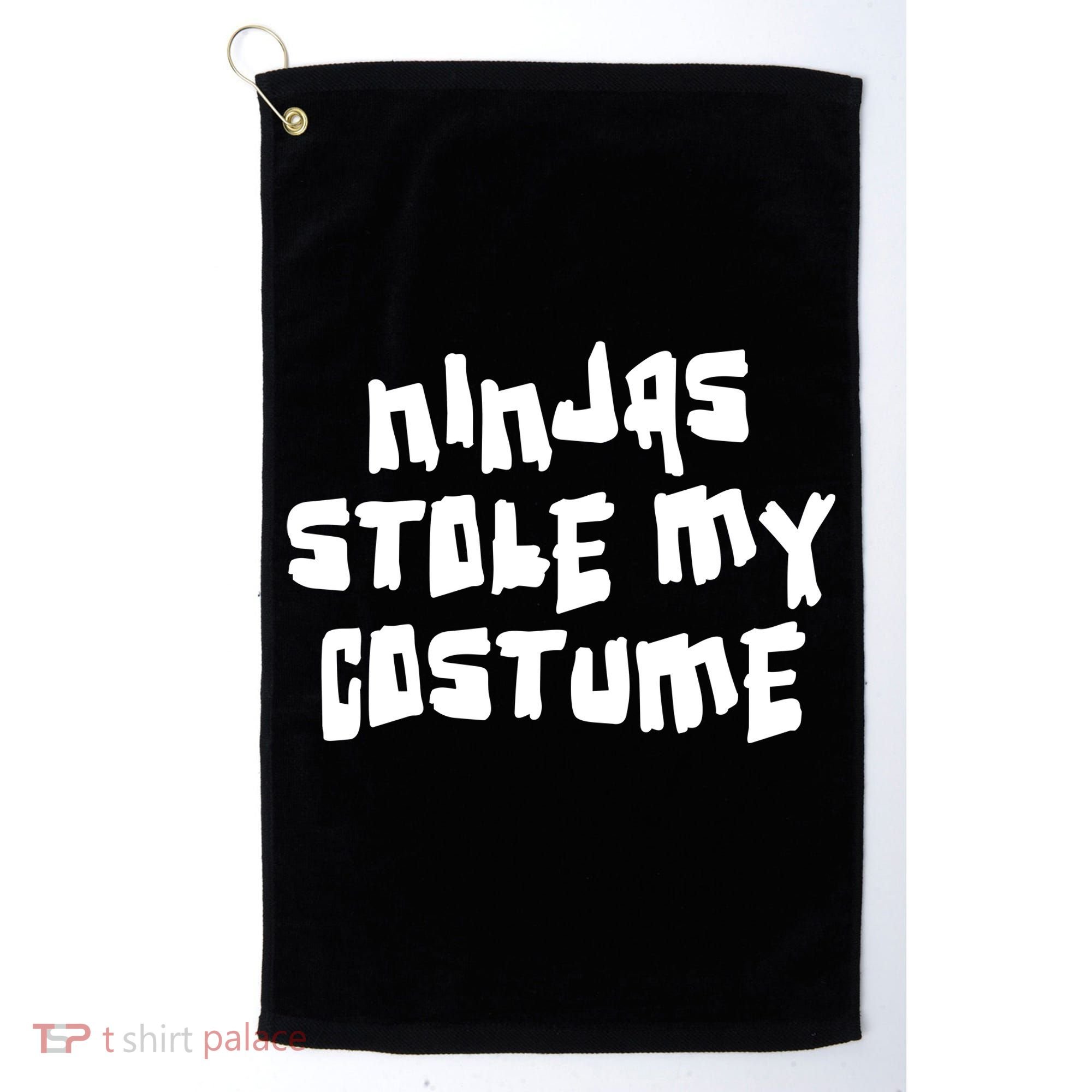 Ninjas Stole My Costume Halloween Golf Towel