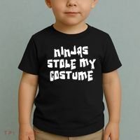Ninjas Stole My Costume Halloween Toddler T-Shirt thumb 2
