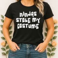 Ninjas Stole My Costume Halloween Women's T-Shirt thumb 2