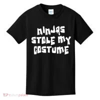 Ninjas Stole My Costume Halloween Kids T-Shirt thumb 0