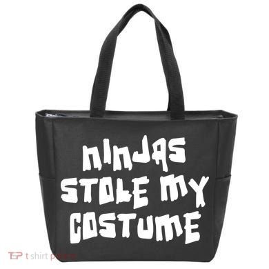 Ninjas Stole My Costume Halloween Tote Bag