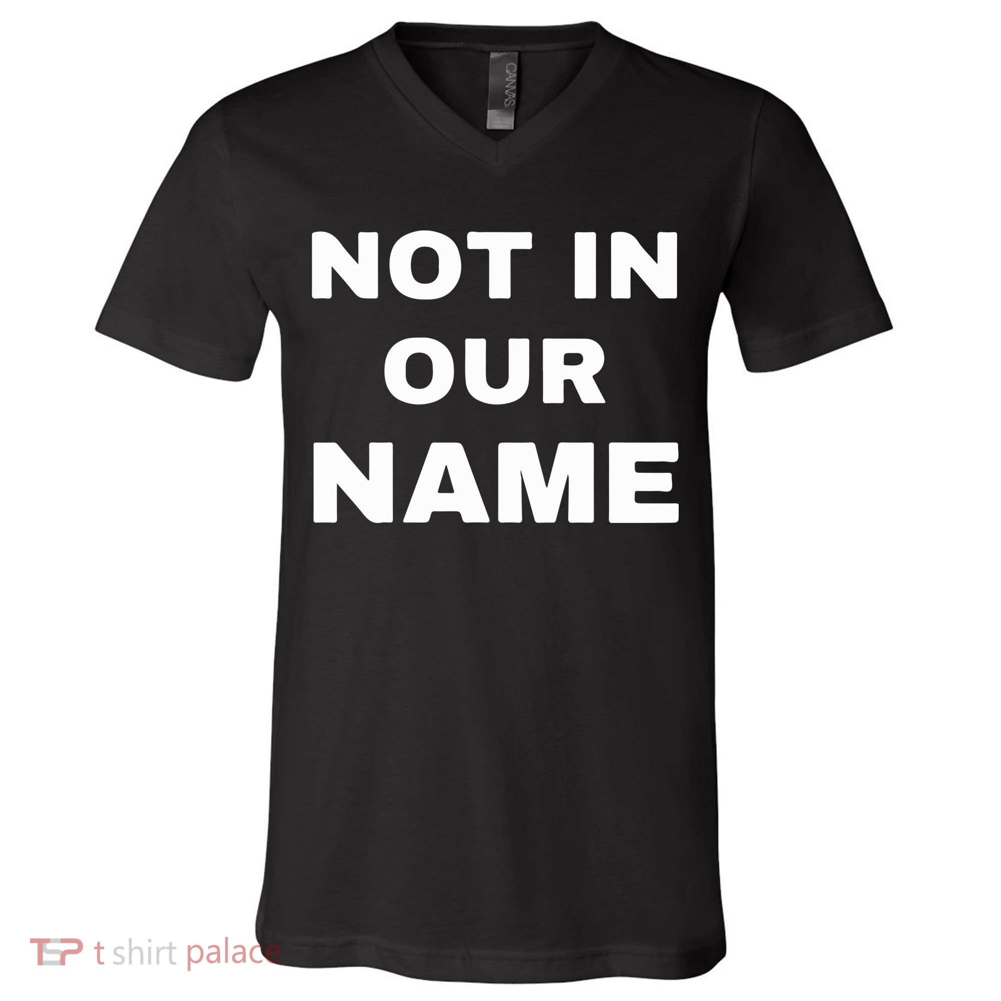 Not In Our Name V-Neck T-Shirt