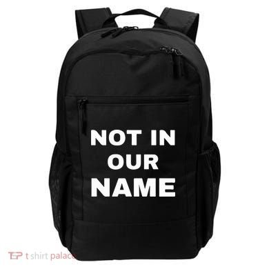 Not In Our Name Backpack