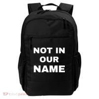 Not In Our Name Backpack thumb 0