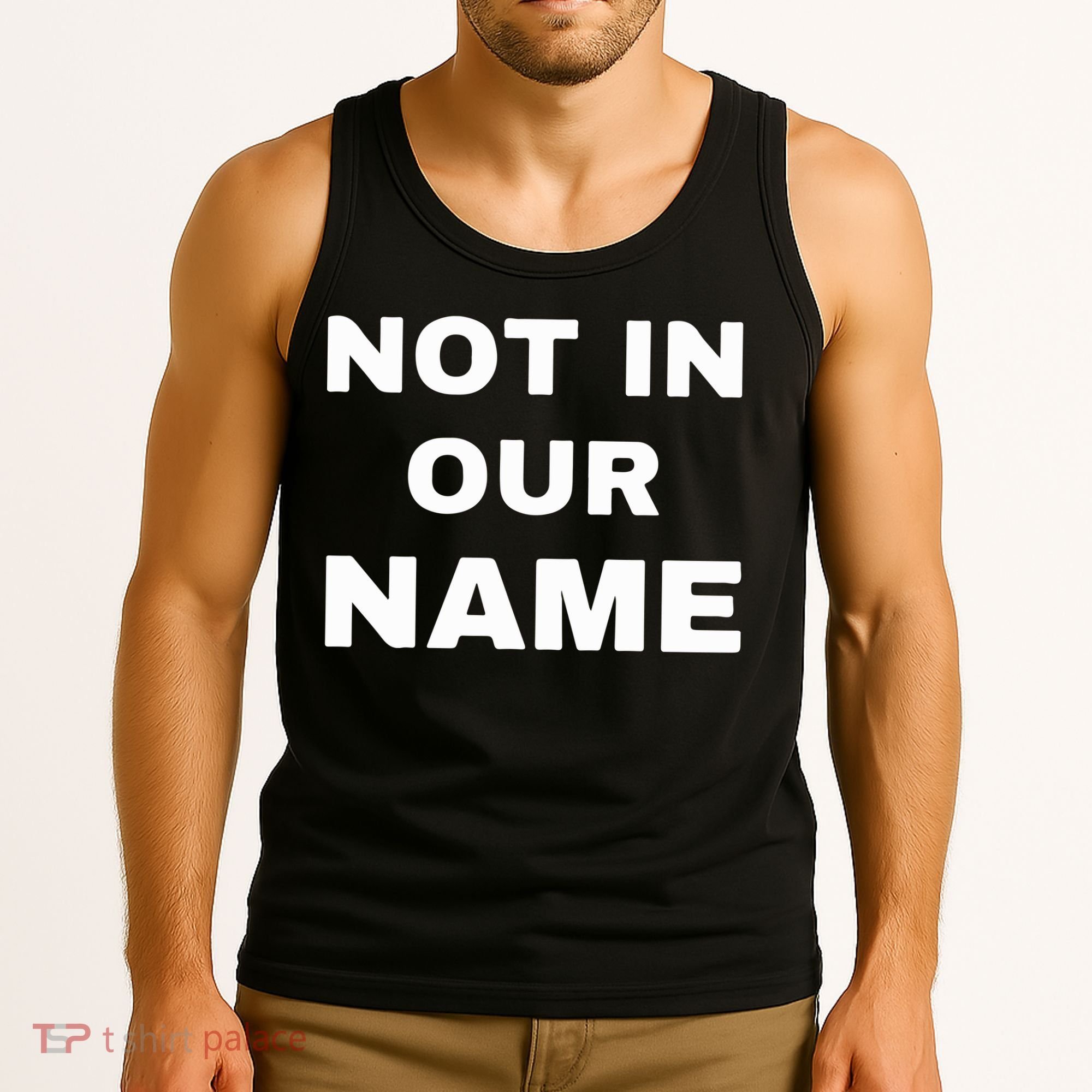 Not In Our Name Tank Top
