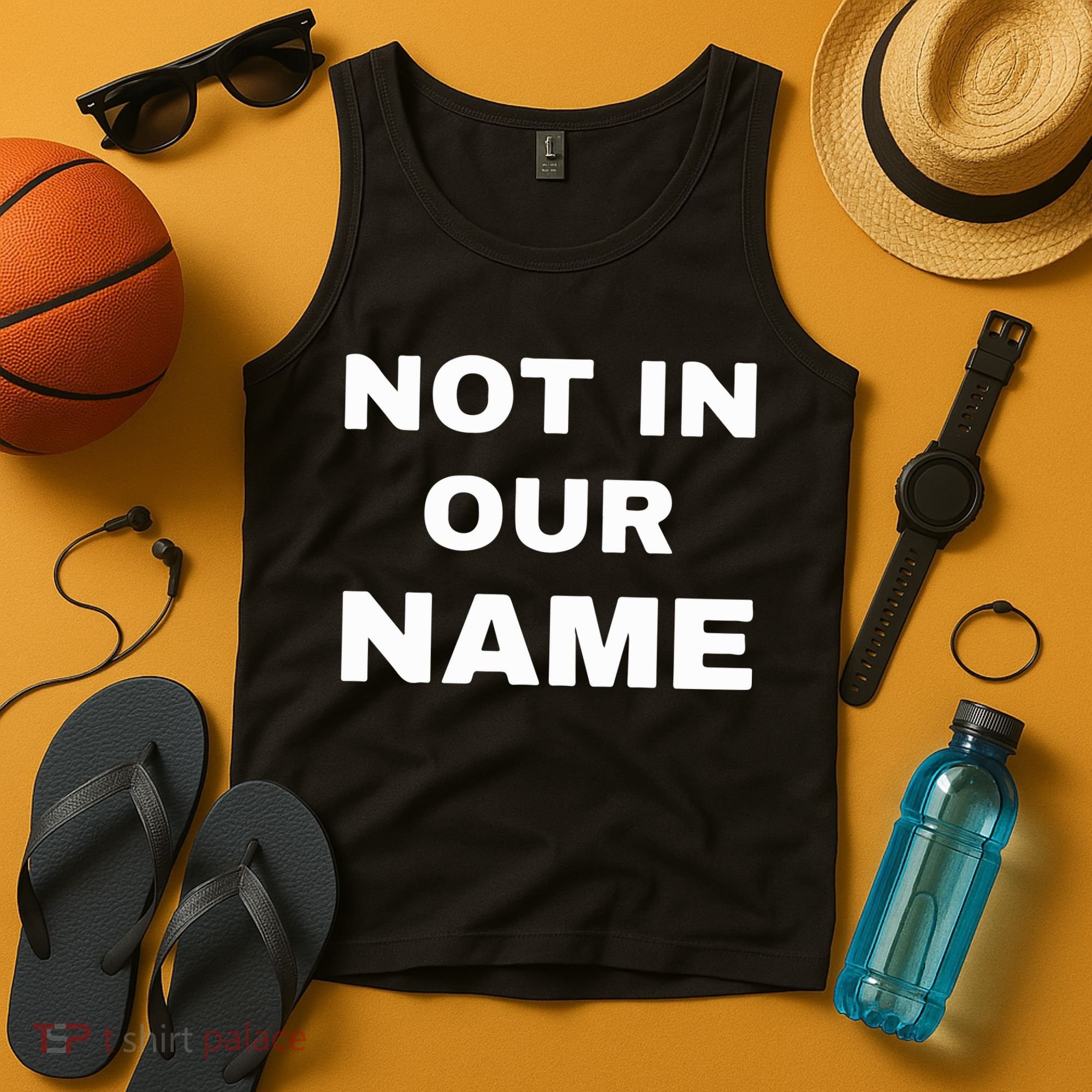 Not In Our Name Tank Top