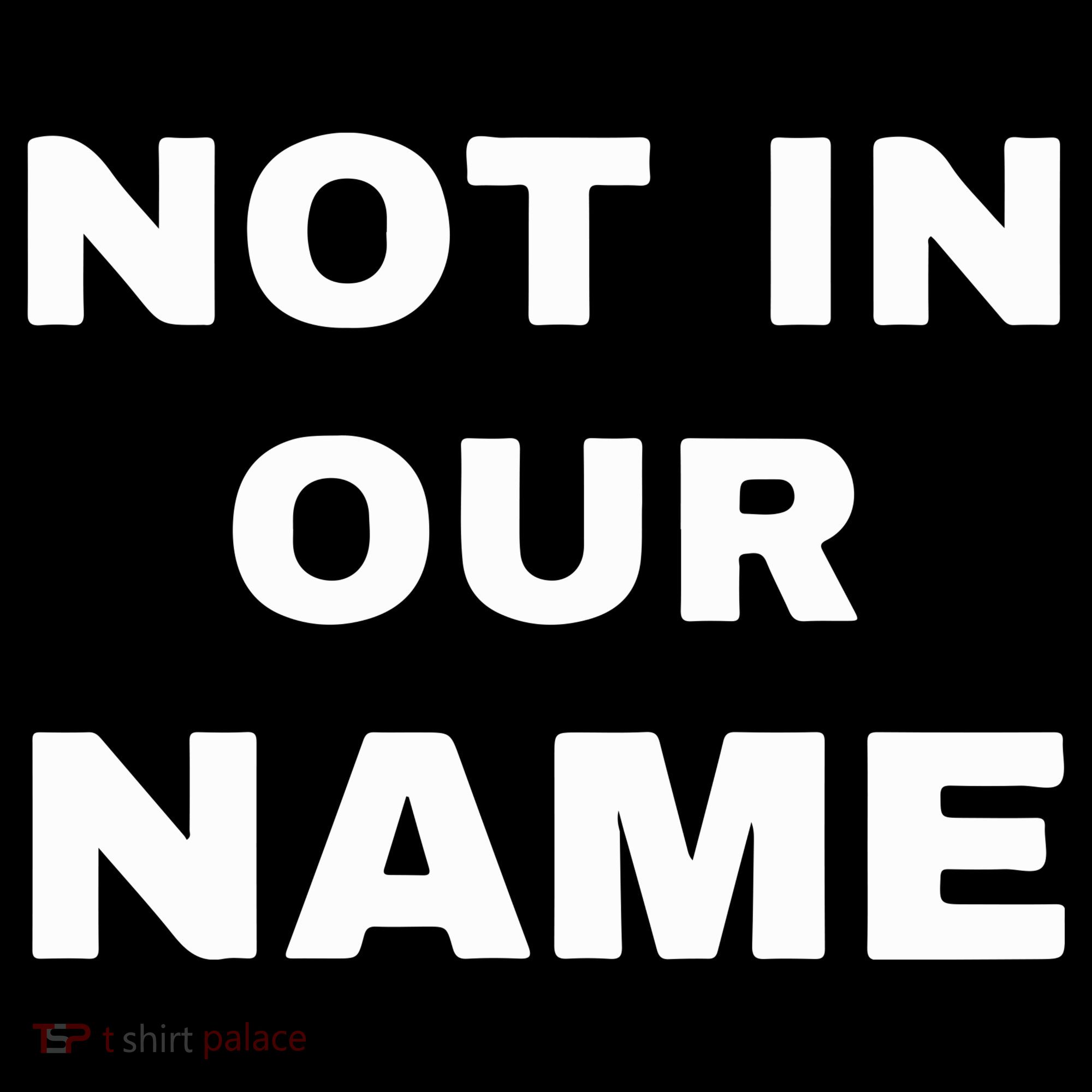 Not In Our Name Visor