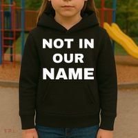 Not In Our Name Kids Hoodie thumb 3