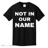 Not In Our Name Kids T-Shirt thumb 0