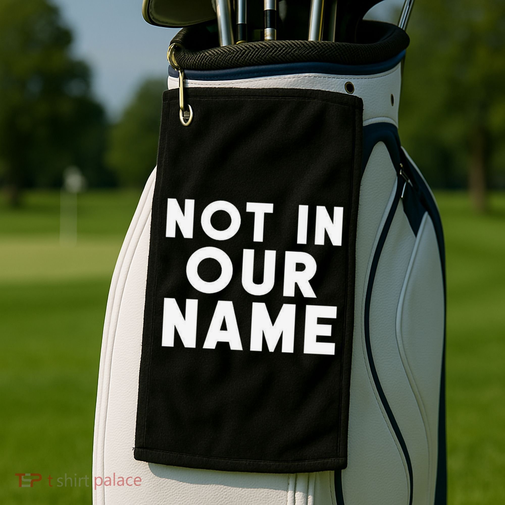 Not In Our Name Free Gaza Stop War In Palestine Golf Towel