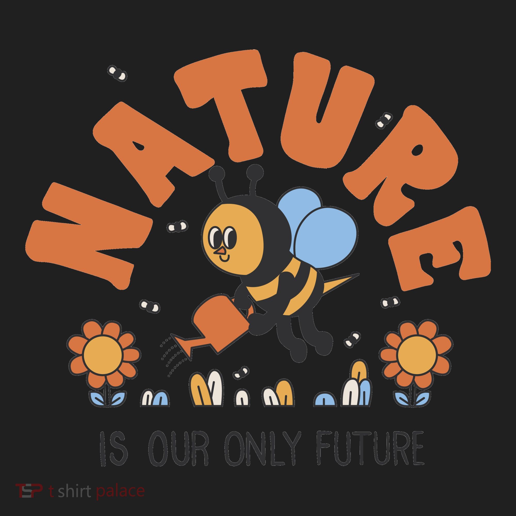 Nature Is Our Only Future Earth Day Bee Women's Sweatshirt