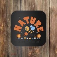 Nature Is Our Only Future Earth Day Bee Coaster thumb 0