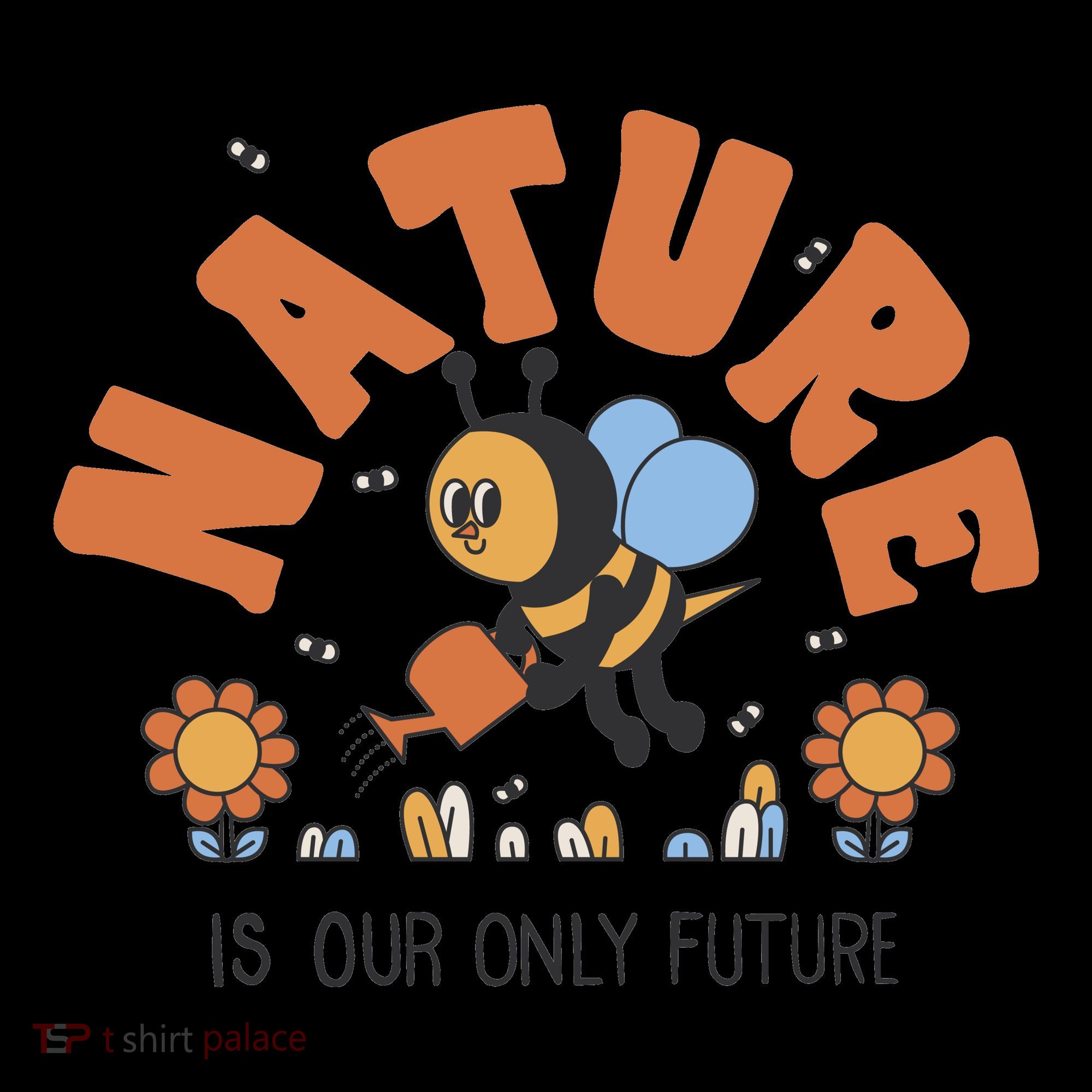 Nature Is Our Only Future Earth Day Bee Coaster
