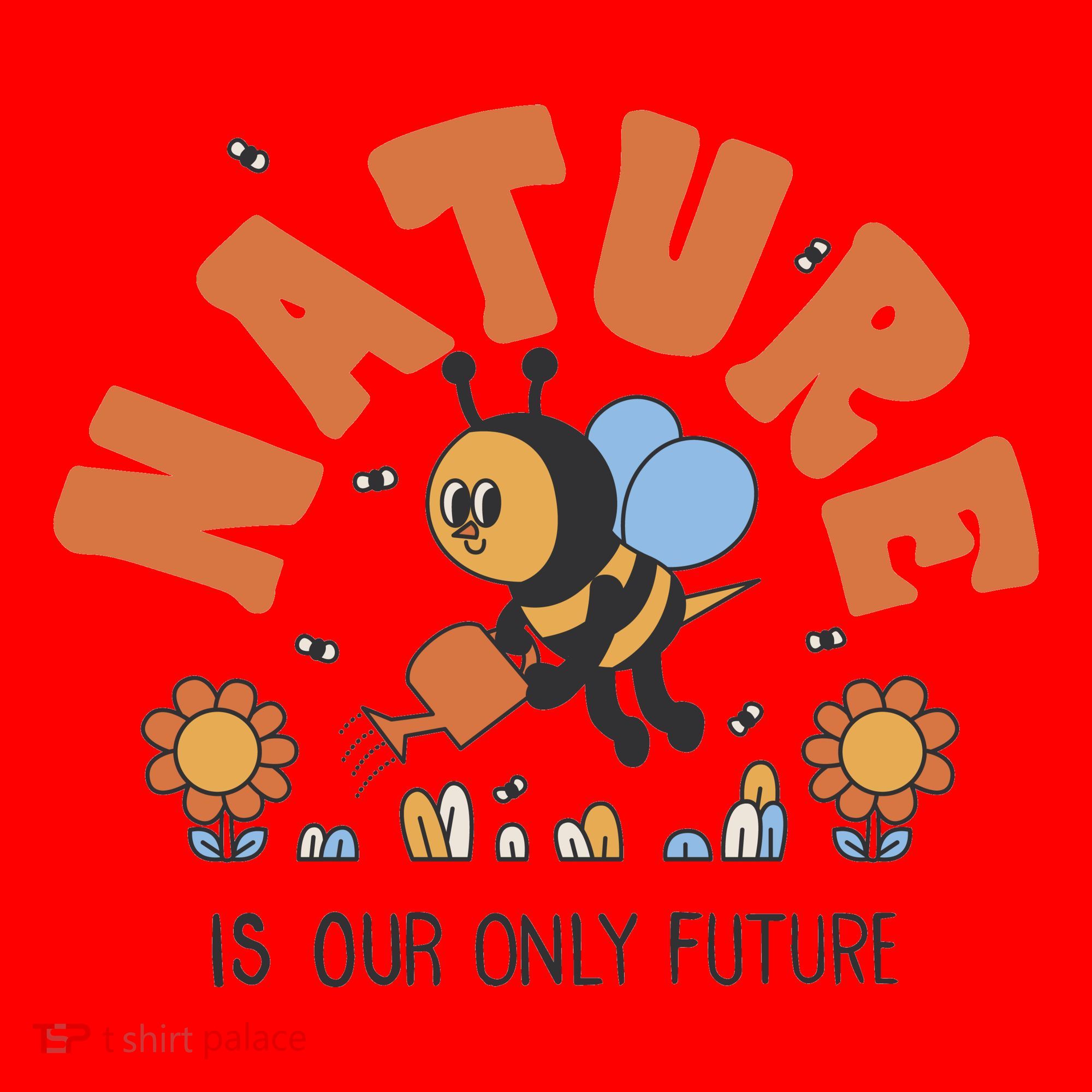 Nature Is Our Only Future Earth Day Bee Santa Hat