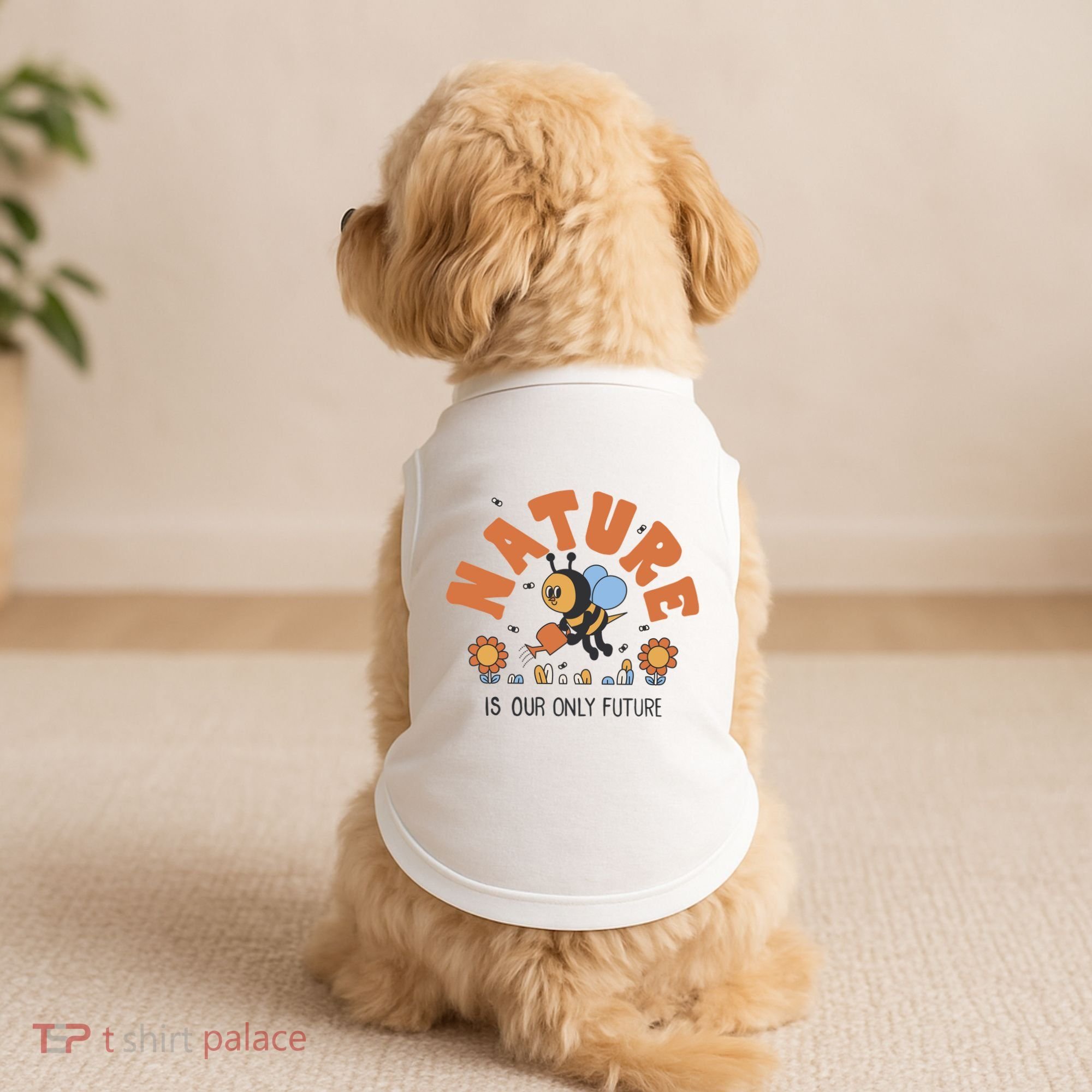 Nature Is Our Only Future Earth Day Bee Doggie Tank