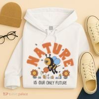Nature Is Our Only Future Earth Day Bee Hoodie thumb 4
