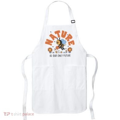 Nature Is Our Only Future Earth Day Bee Apron