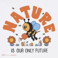 Nature Is Our Only Future Earth Day Bee Coffee Mug thumb 5