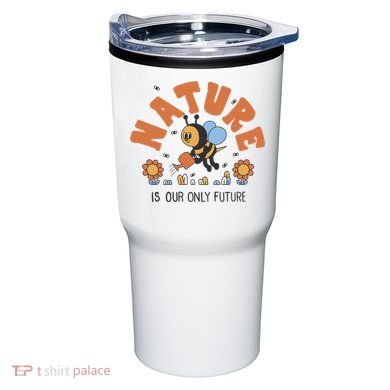 Nature Is Our Only Future Earth Day Bee Tumbler