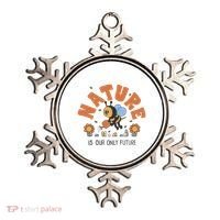 Nature Is Our Only Future Earth Day Bee Ornament thumb 0