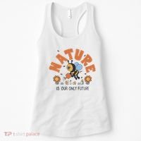 Nature Is Our Only Future Earth Day Bee Women's Tank Top thumb 0