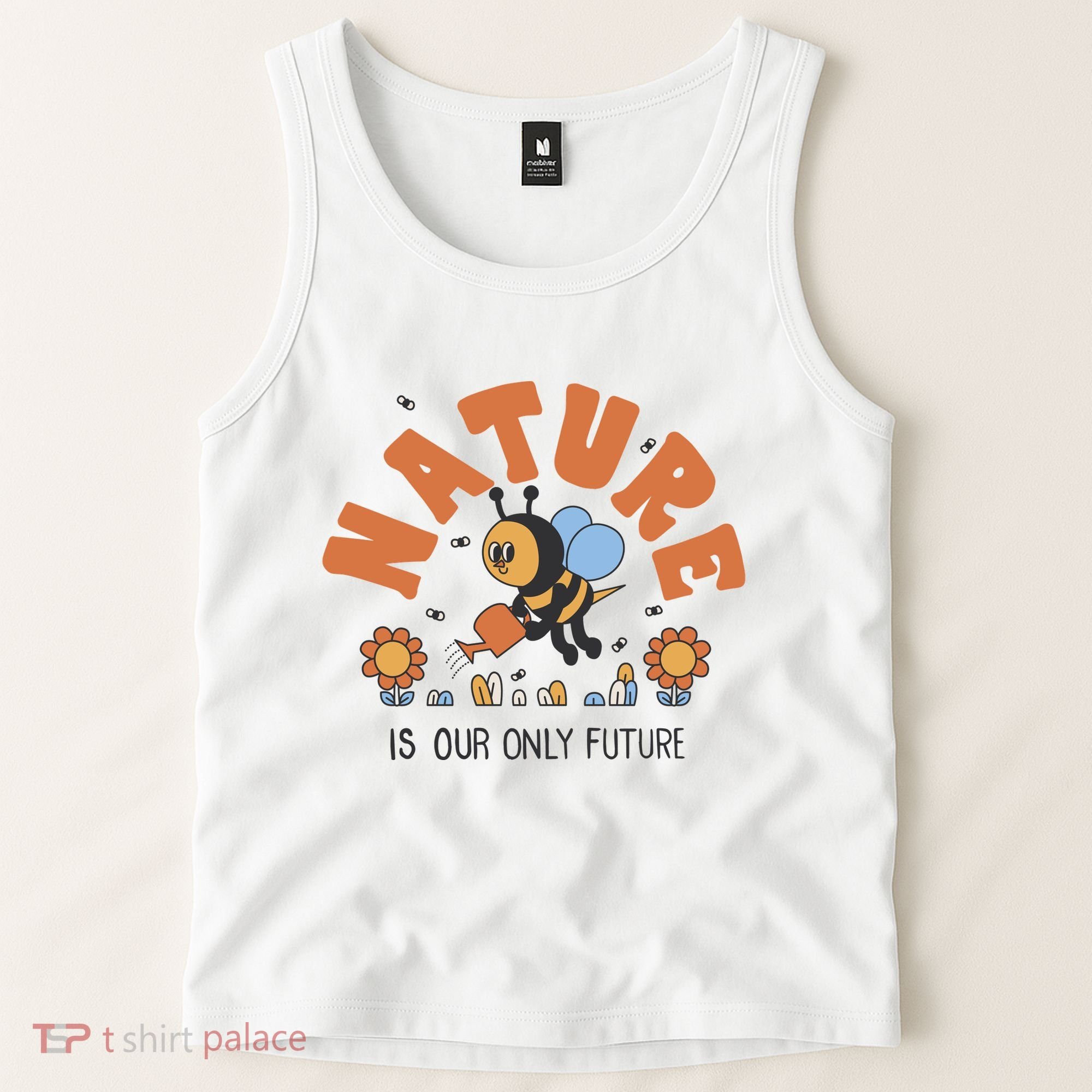 Nature Is Our Only Future Earth Day Bee Tank Top