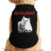 No Ice Please Funny Cat Meme Doggie Tank thumb 0