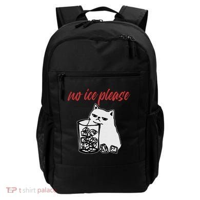 No Ice Please Funny Cat Meme Backpack
